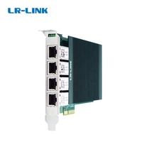 LR-LINK LRES2039PT-PoE PCIe X4 Frame Grabber Ethernet Adaptateur Quad Port PoE RJ45 Carte Réseau Stock Serveur Produit Interne