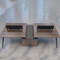 Mobilier de bureau moderne 4 personnes bureau poste de travail cloisons table poste de travail