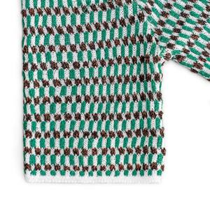 Maglione Pullover a Maniche Corte AiNear all'Ingrosso con Logo Personalizzato e Design OEM & ODM, Collo a <span class=keywords><strong>Polo</strong></span> in <span class=keywords><strong>Jacquard</strong></span>, Misto Lana da Uomo - Product Image 4