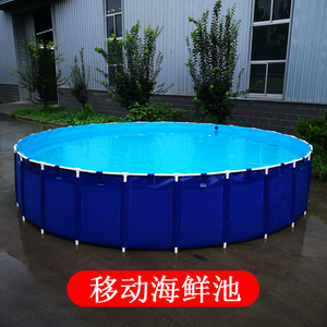 Estanque Circular para Acuicultura Interior, Pecera de 5 m de Diámetro y 1.3 m de Altura para Cultivo de Peces con Sistema RAS - Product Image 2
