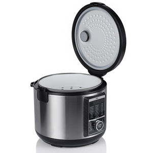 Cuisinière à riz multifonctionnelle 5L en acier inoxydable avec contrôle mécanique de la minuterie, compatible avec les normes américaines et les prises internationales - Product Image 3