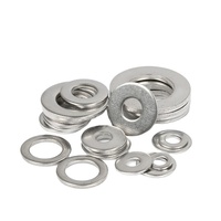 Factory Customized DIN125 Flat Washers Stainless Steel M3-M100 Available in Brass Aluminium Bronze Zinc Plain Finish Split Style