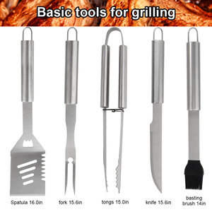 Đa Chức Năng 18Pcs Thép Không Gỉ <span class=keywords><strong>BBQ</strong></span> Phụ Kiện Trong Nhôm Trường Hợp <span class=keywords><strong>BBQ</strong></span> Công Cụ Thiết Lập 10 26Pcs Ngoài Trời Nướng Thịt Nướng Đồ Dùng - Product Image 2