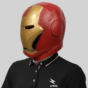 Máscara de <span class=keywords><strong>Iron</strong></span> <span class=keywords><strong>Man</strong></span> con Luz LED, Disfraz de Cosplay para Halloween, Día de los Inocentes y Cumpleaños, Superventas - Product Image 3
