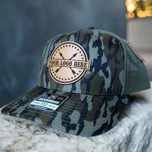 Richardson หมวกเยาวชนสีน้ำเงิน112, หมวกทรูเกอร์ผ้าฝ้าย5แผงและตาข่ายสีดำพิมพ์พัฟ112 richardson สีฟ้า - Product Image 3