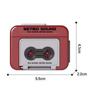 New Mini Retro Recorder Keychain Couples Gift Vintage Design <b>Music</b> <b>Box</b> for Lovers Creative Anniversary Gift - Product Image 2