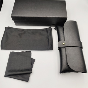 UTOP Vente en gros de sacs à <span class=keywords><strong>lunettes</strong></span> en cuir de luxe personnalisés, boîte d'emballage noire, <span class=keywords><strong>étui</strong></span> à <span class=keywords><strong>lunettes</strong></span> de soleil - Product Image 1