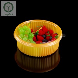 Caja de Plástico Transparente Desechable y Sellada para Empacar Pan y Productos de Panadería, Diseño de Nubes de Palabras - Product Image 3