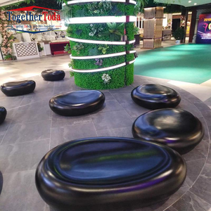 Ensemble de meubles d'extérieur créatifs pour enfants, table et chaise en forme de pomme personnalisées pour jardin et usage commercial - Product Image 5
