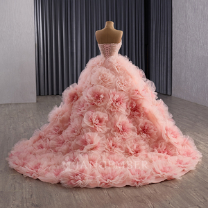 Robe de soirée fleurie, Vestidos De Fiesta, robe de soirée à paillettes et dentelle, Rsm251055 - Product Image 6
