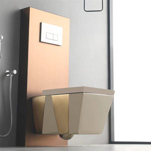 WC suspendu indépendant simple, style européen, facile à chéruger, WC mural - Product Image 2