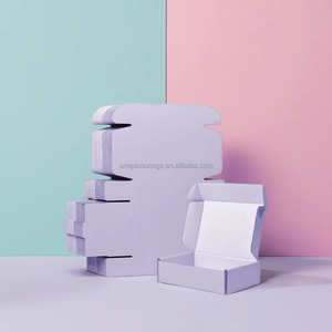 カスタマイズされたピンク段ボールギフトボックス耐久紙メーラー包装物流用スキンケア血清とマニキュアオイル用 - Product Image 3