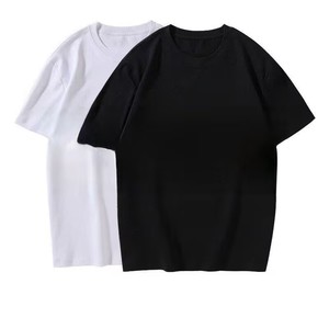เสื้อยืดลายกราฟฟิตีแขนสั้นผู้ชายทรงหลวมคอกลมผ้าฝ้ายระบายอากาศได้ดีสวมใส่สบาย - Product Image 2