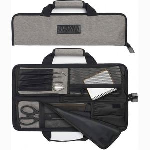 Échantillon gratuit : Sac de transport professionnel pour couteaux de chef avec poignée, étui robuste pour couteaux, idéal pour la maison, la cuisine, les voyages et le camping - Product Image 3