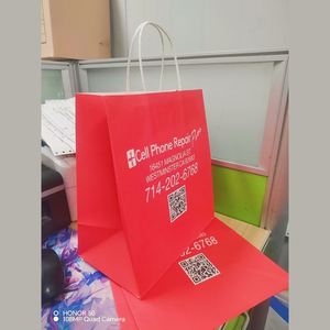Bolsa de Papel Kraft Personalizada con Logotipo para Panadería, Ropa, Embalaje, Café, Leche, Té, para Llevar, para Almohadas, Sombrillas, Ropa de Cama - Product Image 3