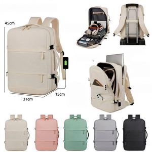 Mochilas Unisex para Portátil con Puerto de Carga USB, Mochilas Impermeables Tipo Duffel, Bolsas de Almacenamiento para Viajes al Aire Libre - Product Image 1