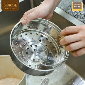 Collection d'ustensiles de cuisine pour aliments biologiques pour bébés Design mignon en métal pour les repas faits maison pour bébés - Product Image 2