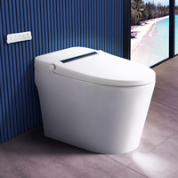 Keorh Toilettes intelligentes Citerne dissimulée Inodoro Toilette en céramique montée au sol Toilettes à siphon en S