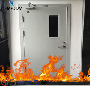 Porte coupe-feu en acier de 30 à 90 minutes, adaptée aux hôtels, aux KTV, aux écoles industrielles, aux bibliothèques, utilisations commerciales, OEM/ODM - Product Image 3