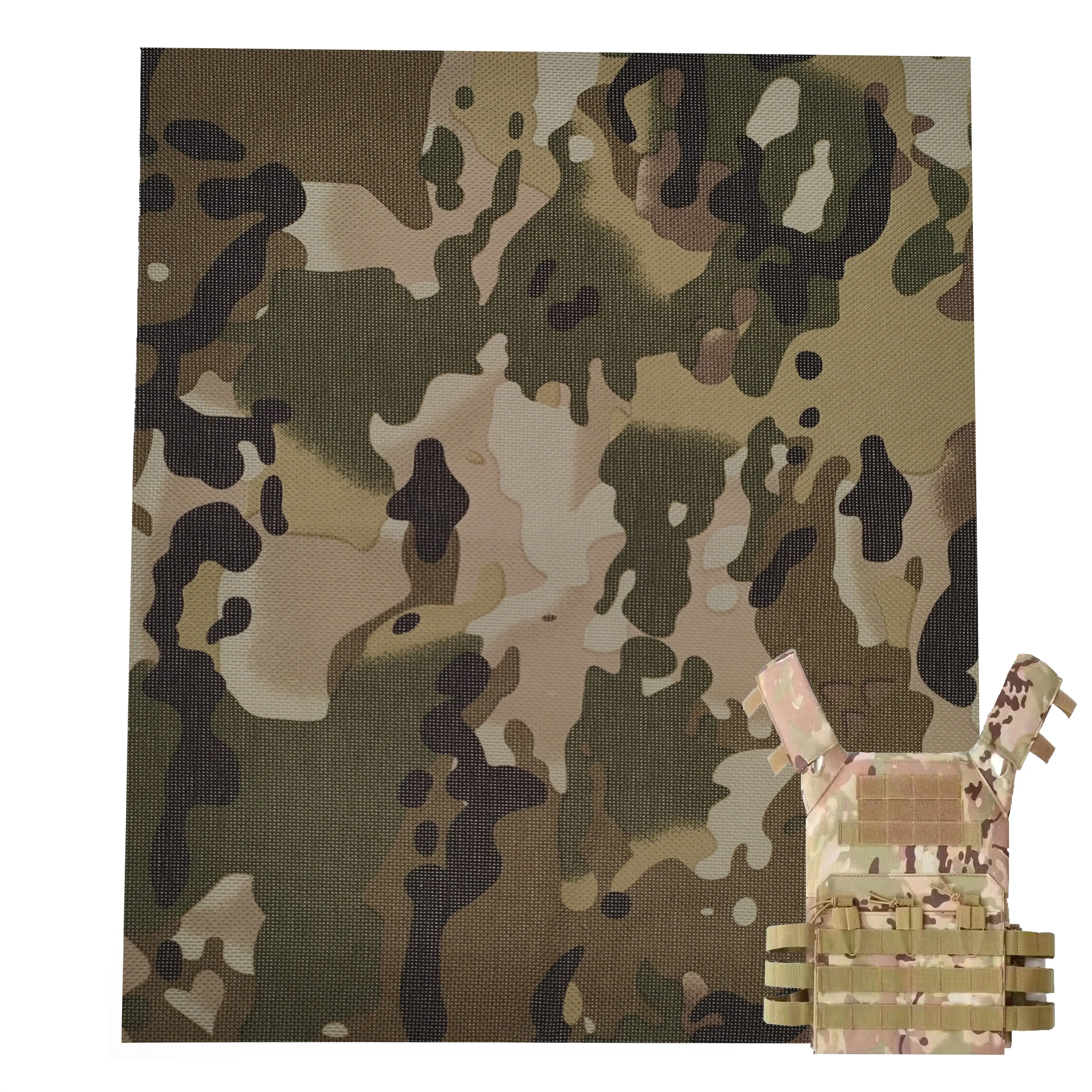 Camuflagem em tecido Oxford, impressão em tecido de poliéster, adequado para bolsas, mochilas, tendas, sacos de dormir, câmeras