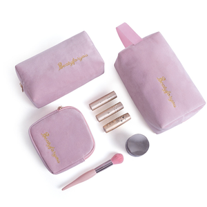 Không Thấm Nước Cá Nhân Màu Hồng Fluffy Tổ Chức Nghệ Sĩ Mềm Mại Sang Trọng Cho Phụ Nữ Đi Du Lịch Biểu Tượng Tùy Chỉnh Trang Điểm Mỹ Phẩm Túi Trường Hợp - Product Image 5