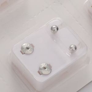 <span class=keywords><strong>Pendientes</strong></span> de Acero Inoxidable 316 con Baño de Oro JANEX, Hipoalergénicos, para Perforaciones con Pistola, para Bebés con Orejas Sensibles - Product Image 4