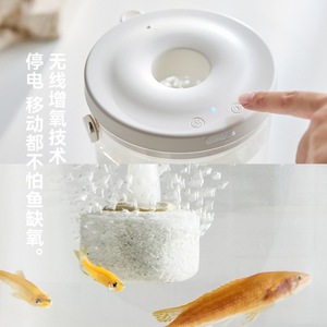 Mini aquarium Olayks OLK-YG01 en céramique blanche cylindrique pour eau douce avec éclairage multicolore, utilisation sur bureau ou en entreprise - Product Image 4