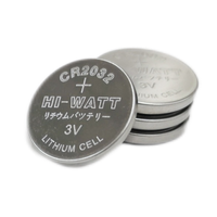 Pile bouton au lithium HW CR2032 fabrique une batterie 3V 220mAh pour jouets/montres