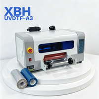 Imprimante DTF UV A3 Double XP600 pour laminage à froid de rouleaux, bouteilles, canettes, clés USB, cartes PVC, panneaux KT, métal