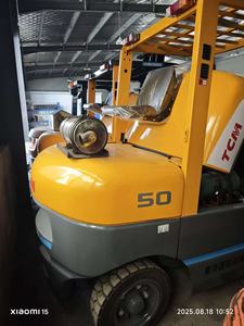 Japonês TCM FD50 Usado Diesel Empilhadeira Elevador 3m 5ton Original Tcm Levantador Secondhand Empilhadeira Com Side Shift Barato Venda Quente - Product Image 3