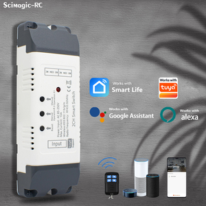<span class=keywords><strong>Module</strong></span> d'interrupteur intelligent WiFi Tuya 2 canaux - Relais universel à télécommande RF 433 MHz pour <span class=keywords><strong>garage</strong></span> et maison intelligente - Product Image 4