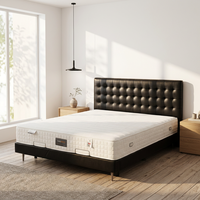 Matelas twin haut de gamme à dessus matelassé, imperméable, pour personnes âgées et dormeurs sur le côté