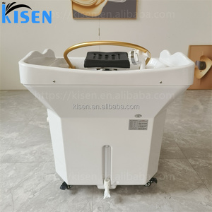 Kisen - Lavabo Portátil para Salón de Belleza, sin Plomería, con Altura Ajustable, para Lavar el Cabello, con Vapor - Product Image 5