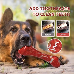 Ultra Durable Eco-Friendly Interactive Natural Rubber Chew <b>Dog</b> Toys for Aggressive Chewers - Product Image 3