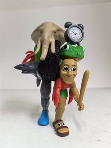 HY fábrica al por mayor Tung Sahur palo hombre divertido plátano mono abstracto edificio tiburón juguete figura estatua - Product Image 4