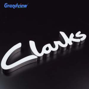 Guangzhou Grandview produttore Custom Enseigne Lumineuse en 3D Outdoor Custom Light <span class=keywords><strong>Sign</strong></span> per l'edilizia - Product Image 4