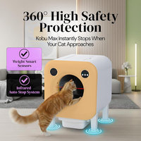 Meistverkaufte Hochwertige Intelligente Selbstreinigende Katzentoilette Große 75L Kapazität Sicherheitsschutz Haustier-Streu-Roboter Mit Einlagen