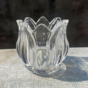 Tulipán flor <span class=keywords><strong>cristal</strong></span> portavelas <span class=keywords><strong>cilindro</strong></span> boda accesorios decorativos para el hogar accesorios de iluminación al por mayor - Product Image 2