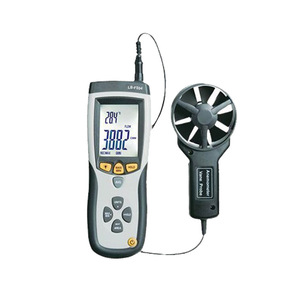 LOOBO LB-FS93 เครื่องวัดความเร็วลมแบบดิจิตอลแบบพกพา ความละเอียด 0.01 ม./วินาที -10-60C ช่วงอุณหภูมิ ความเร็วลมอเนกประสงค์ อุณหภูมิ - Product Image 1
