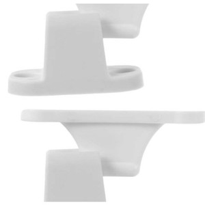 ตัวกันกระแทกประตูรูปตัว T ไนลอนสีขาวติดผนังสำหรับใช้ในบ้าน - Product Image 2