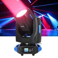 Projecteur mobile Sharpy Beam 380W 18R DMX512 avec effets Gobos blancs, fonction Focus & Zoom, pour DJ, parcs à thème et scènes