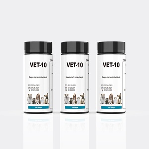 Tiras Reactivas de Análisis de Orina Hongyi 10 en 1 para Kit de Prueba de Orina Animal Incluye Cetona/Sangre/Proteína/pH/SG/Nitrilo Anti-VC CE ISO - Product Image 4
