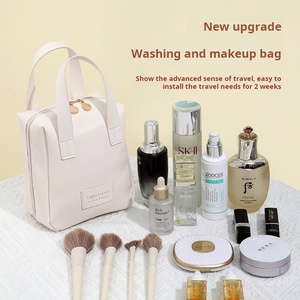 Nuova <span class=keywords><strong>borsa</strong></span> per il trucco a conchiglia <span class=keywords><strong>grande</strong></span> capacità <span class=keywords><strong>Organizer</strong></span> cosmetico portatile, elegante <span class=keywords><strong>borsa</strong></span> da viaggio con Design personalizzabile - Product Image 3