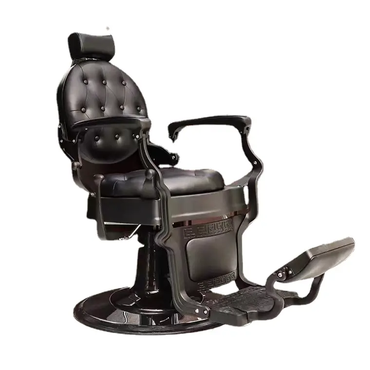 La mejor silla de barbero de metal antiguo XY para barberías y salones de belleza