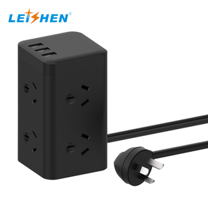 SAA phê duyệt AU cắm 6 cách mở rộng ổ cắm USB 2A + C điện tăng bảo vệ thông minh cube Power Strip với 1.65m Cáp trắng - Product Image 4