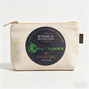 Custom Eco-Friendly Recyclable Botanical Recovery Balm <b>Label</b> Gold Foil Waterproof Adhesive Paper Sticker for Natural <b>Packaging</b> - Product Image 4