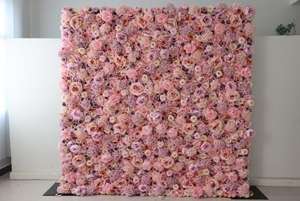 Annielu Factory - Pared de Flores Artificiales de Venta Caliente, Decoración de Fondo para Bodas, Hecho a Mano, Ecológico, Estilo Moderno para Fiestas - Product Image 4
