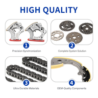 MANERI Kit de guide-chaîne de distribution et de tendeur de qualité supérieure 057109218K pour VW Touareg Audi Q7 3.0T 3.0 TDI