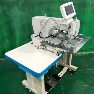 YINSHENG Brand Semi Industrial <b>Sewing</b> <b>Machine</b> for Clothes LOGO Automatic Belt Belt Pattern <b>Sewing</b> <b>Machine</b> - Product Image 2