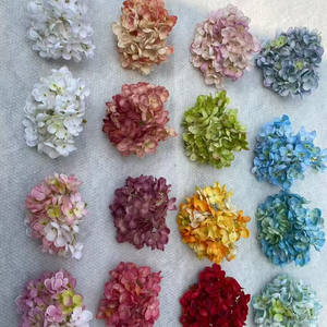 Flores Artificiales de Hortensias de Seda Vintage Fabricadas por la Fábrica FLS, Ideales para Decoración de Hoteles y Hogares - Product Image 3